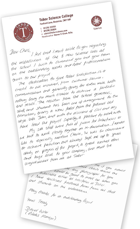 feedback customer letter