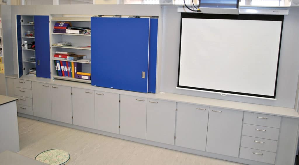 iwall teacher wall storage solution